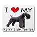 terrier15 - I Love My Kerry Blue Terrier Mouse Pad