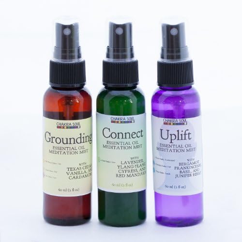 Chakra Mist Trio Essential Oil Meditation Mists