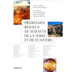 Probl�mes r�solus de sciences de la terre et de l'univers