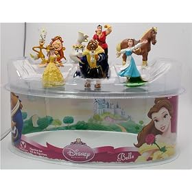 Disney Princess Belle 7 Figurine Set by Disney