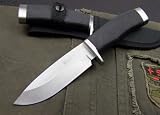 BUCK 768 Hunting Fixed Camping Survival Knife Silver blade
