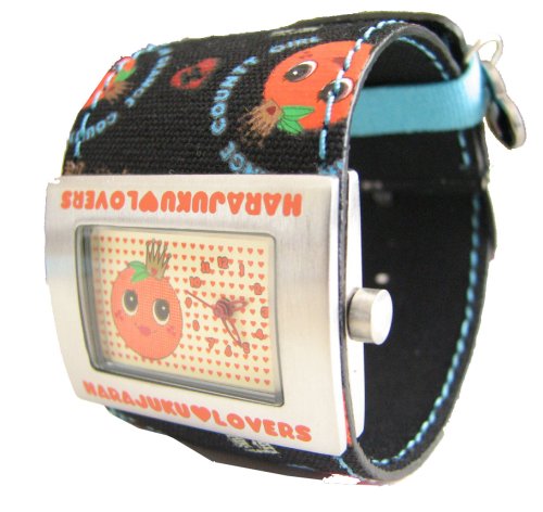 06 Holiday Harajuku Lovers by Gwen Stefani Black Orange County Girl watch