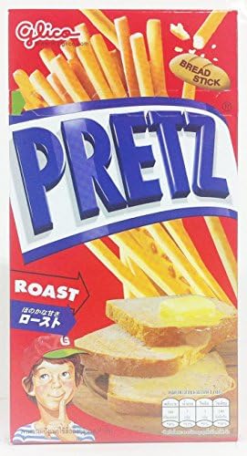 Glico Pretz Bread Stick Roast Flavour 38g (Pack of 6)