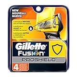 Gillette Fusion Proshield Men's Razor Blade Refills, 4 Count