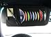 CD Organizer for keeping 12 CDs, black