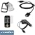 Black Rubberized Snap On Crystal Hard Case + Clear LCD Screen Protector + Rapid Car Charger + USB Data Cable for AT&T LG Neon Etna GT365 Cell Phone