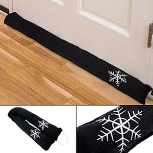 draft stopper black