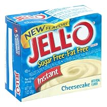 Jell-O Sugar-Free Instant Pudding & Pie Filling, Cheesecake, 1-Ounce Boxes (Pack of 24)