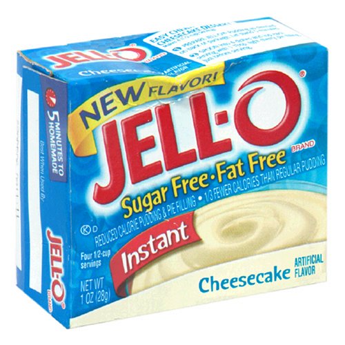 Jell-O Sugar-Free Instant Pudding & Pie Filling, Cheesecake, 1-Ounce Boxes (Pack of... by JELL-O