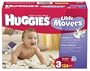 Huggies Little Movers Diapers, Size 3, 124-Count