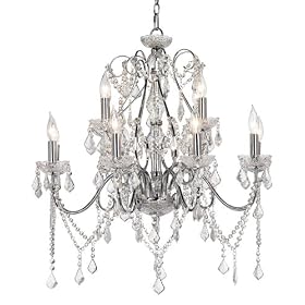 Vienna Full Spectrum™ Chrome and Crystal Grand Chandelier