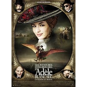 affiche cin�ma petit format - les aventures extraordinaires d'ad�le blanc sec (format 40 x 60 cm environ pli�e)