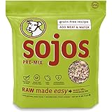 Sojos Pre-Mix Grain Free Freeze-Dried Raw Dry Dog Food Mix, 8-Pound Bag