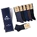Christmas Gift and Stocking Stuffer Comfy Bamboo Men's 5 Pack Casual and 1 Ankle Socks-The Softest