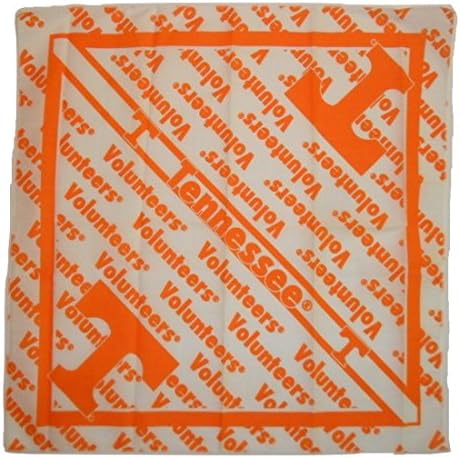 NCAA Pick Your School/Team Collegiate Logo Bandana Do Rag Headwrap for You/Your Dog Made in USA (Tennessee Volunteers)