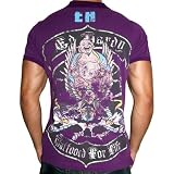 ED HARDY Christian Audigier Buddha Mens Polo Shirt