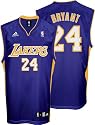 Kobe Bryant Los Angeles Lakers Purple Replica Adidas NBA Jersey