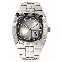 Mossimo Brown Dial Bracelet Watch - Gunmetal