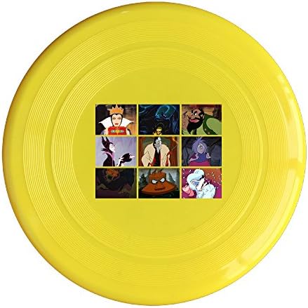 YFF Villains Characters 150 Gram Ultimate Sport Disc Frisbee Yellow