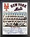 Black 13x16 1969 New York Mets World Series Championship Team Photo Plaque