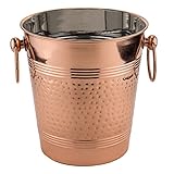 Old Dutch "Fez" Decor Copper Hammered Wine Cooler, Copper