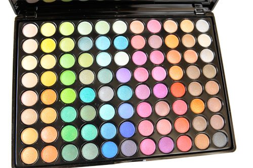 IQ Natural Shimmer Pro Eyeshadow Palette, 50/50 Shimmer Matte