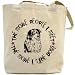 Canvas Tote Bag Beige  The More People I Meet , The More I Like Australian Shepherd Dogs  Dog