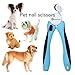 BOGZON Dogs & Cats & Large Pets Nail Clipper/Scissors with a Free File, Sharp Razor Blades, and Safety Stop to Prevent Overcutting Nails, Let Your Pet Have a Professional Grooming at Home