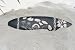 WOODEN SURFBOARD W/ HAWAIIAN ISLANDS 16"- SURFING DECOR