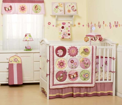 Sorbet 6 Piece Baby Crib Bedding Set by Kidsline