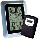 iBoutique Advanced Wireless Weather Station With Indoor & Outdoor Temperature, Indoor & Outdoor Humidity Sensors, Moon Phase, Clock, Alarm Display etc.by Express Delivery