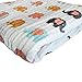 All Season Large 120x120 cm Elephant Design Extra Layered Muslin Unisex Baby and Toddler Super Soft Multi-Purpose 100% Cotton Blanket