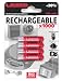 Uniross RB100879 AAA 240mAh NiCd Batteries - 4 Pack