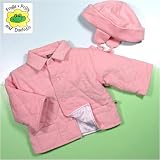 Baby Girls Jacket and Hat Pink Quilted Corduroy SALE SALE!!