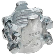 Dixon BU29 Plated Iron Boss Clamp, 2" Hose ID, 2-32/64" - 2-50/64" Hose OD