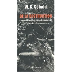 De la destruction comme �l�ment de l'histoire naturelle