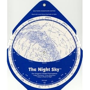 The Night Sky, Southern Hemisphere (Large) Star Finder