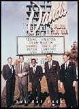 Rat Pack (At the Sands) Black Wood-Mounted Music Poster Print - 24 X 36