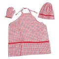 Jeu imitation - Tenue de cuisinier enfant - Tablier de cuisine, Gant, Bonnet - Jouet Set chef