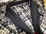 State O Maine Black/Tan Pattern Fleece Robe