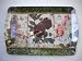 Nature's Flower Garden Melamine Plastic Serving Tray with Lilacs, Dahlias and Roses
