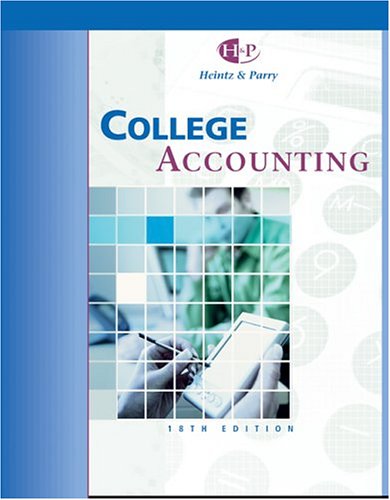 College Accounting, Chapters 1-29