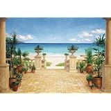 Terra Cotta Planter Rub On Transfer Mural/Wall Transfer