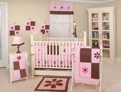 Nursery-To-Go Pam's Petals Bedding 10 Piece Crib Set