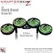Alecias Swirl 02 Green Skin by WraptorSkinz fits Rock Band Drum Set for Nintendo Wii, XBOX 360, PS2 & PS3 (DRUMS NOT INCLUDED)