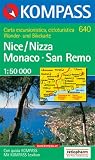 Nizza (Nice) / Monaco / San Remo 1 : 50 000: Wander- und Bikekarte. Carta escursionistica, cicloturistica - 