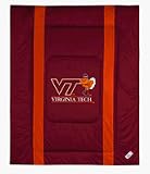 Virginia Tech SIDELINES Full / Queen Jersey Material Comforter