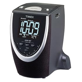 Timex T313B Auto-Set Dual-Alarm Clock Radio (Black)