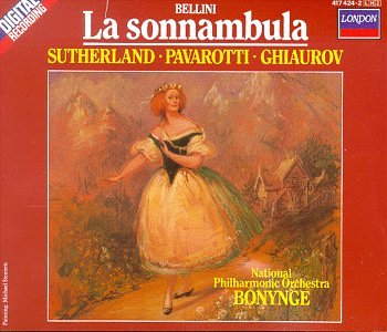 CD-Charts  Music : Bellini - La Sonnambula / Sutherland · Pavarotti · Ghiaurov · NPO · Bonynge