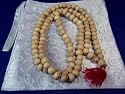 MAL21 Mala Meditation Beads + Bag: Tulsi